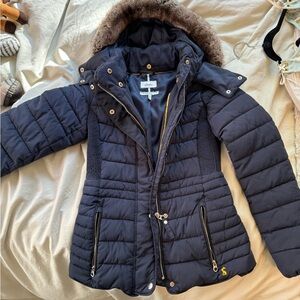 Joules Girls Size US 2 Navy Winter Jacket